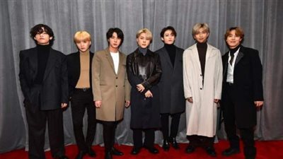 إطلالة مميزة لأعضاء الفريق الكوري BTS على ريد كاربت Grammy 2021