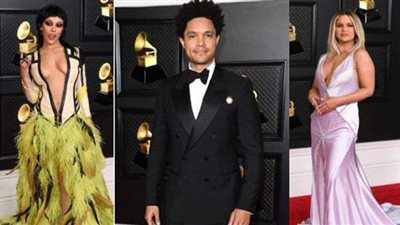 ما بين الإثارة والأناقة.. أبرز إطلالات نجوم العالم بحفل جوائز Grammy 2021 | صور