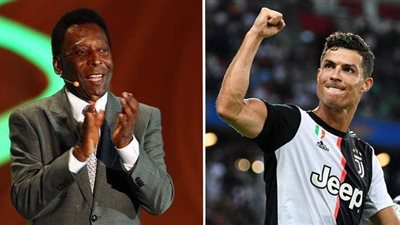 كريستيانو رونالدو يحتفل بتحطيم رقم بيليه.. والأسطورة يرد عليه  ‎