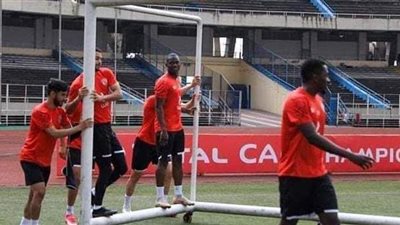 الأهلي ينهي مرانه الأخير قبل مواجهة فيتا كلوب غدا