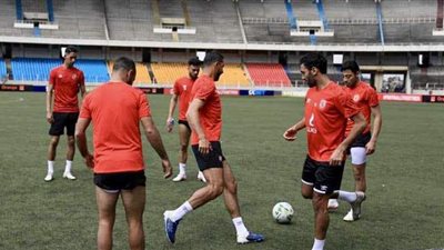 الأهلي يختتم استعداداته لمواجهة فيتا كلوب في الكونغو غدًا