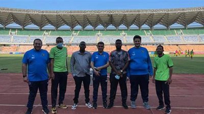بعثة المريخ السوداني تلتقي بيراميدز باستاد تنزانيا الوطني | صور