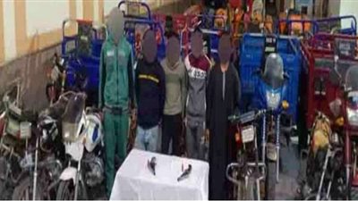 سقوط تشكيل عصابي لسرقة الدراجات النارية والجرارات في البحيرة