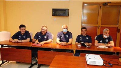 تفاصيل الاجتماع الفني لمباراة نامونجو وبيراميدز | صور