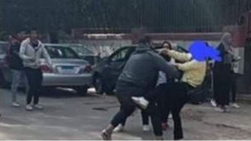 جانب من واقعة مشاجرة