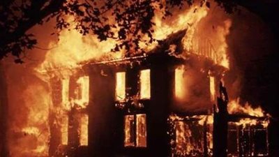 المتهم بحرق منزل عائلته بكرداسة: 