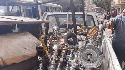 حملات لإزالة الإشغالات في الجيزة | صور