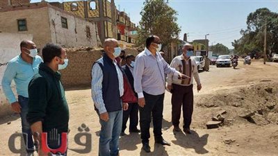 سكرتير عام الأقصر يتفقد مشروعات الشرب والصرف الصحي