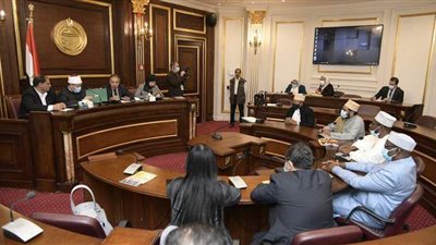 وفد إفريقي يشارك في اجتماع لجنة البرلمان