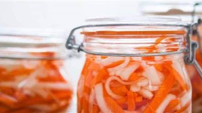 طريقة عمل مخلل الجزر مثل المحلات