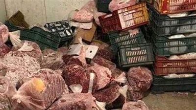 ضبط 6 أطنان كبدة فاسدة داخل ثلاجة لحفظ السلع الغذائية بالجيزة