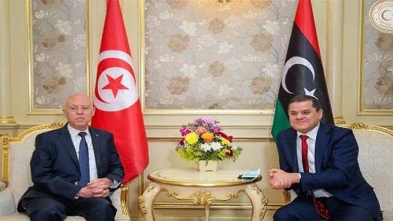 الدبيبة برفقة الرئيس