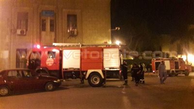 بالفيديو والصور.. أول لقطات من موقع حريق معمل كيمياء بجامعة القاهرة