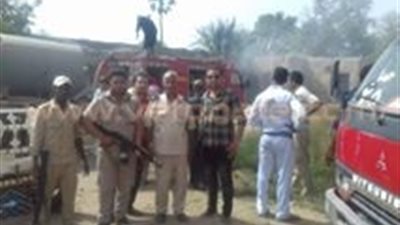 انتداب المعمل الجنائي لحصر خسائر حريق مزرعة دواجن بالشرقية