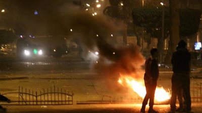 كر وفر بين عناصر الإرهابية والأهالي في حلوان