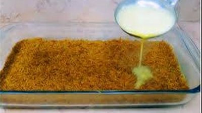 طريقة إعداد الشعيرية بالكريم كراميل والكريمة