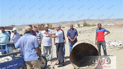 بالصور.. رئيس مدينة القصير يترأس لجنة المرور على أراضي الدولة