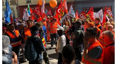 تظاهرات في فرنسا احتجاجا على قانون الخدمة المدنية (فيديو)