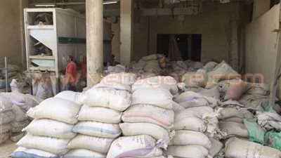 مباحث التموين تضبط 1055 طن أرز مخزن بهدف الاحتكار
