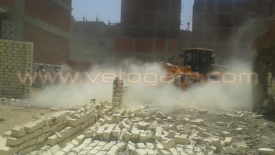 بالصور.. حملة لإزالة التعديات على الأراضي الزراعية بالخصوص