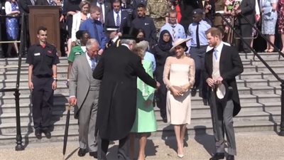 أول ظهور لـ«هاري» وزوجته «ماركل» بعد زفافهما (فيديو وصور)