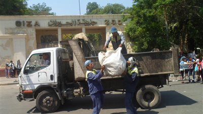 رفع 25 ألف طن مخلفات من الجيزة في العيد