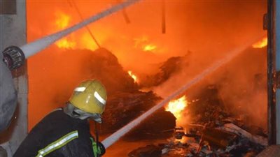 النيابة تنتدب المعمل الجنائي لمعاينة حريق 