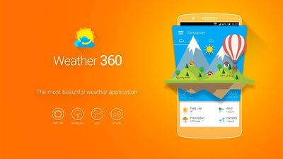 «Weather 360» أفضل التطبيقات بتصميم «ماتريال ديزاين»