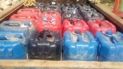 إحباط بيع 67 ألف لتر بنزين فى السوق السوداء بالمعادى