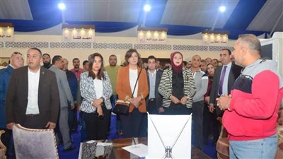 وزيرة الهجرة ومحافظ دمياط تجريان جولة تفقدية بمدينة الأثاث (صور)