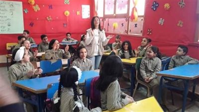 دنيا سمير غانم تشارك طلاب ١٥٠ مدرسة بالفيوم في مبادرة لنشر الوعي المائي