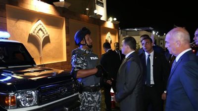 وزير الداخلية يتفقد قوات تأمين  فعاليات منتدى أسوان للسلام والتنمية