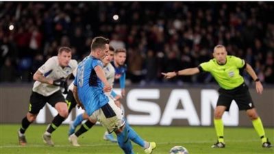 نابولي يفوز على جينك 0/4 ويرافق ليفربول لدور الـ16 بدوري أبطال أوروبا