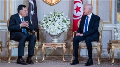 قيس سعيد يلتقي فايز السراج