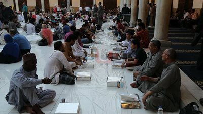 إفطار جماعي باحتفالية «ألف عام من العطاء» في الجامع الأزهر (صور)
