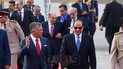 ملك الأردن يغادر القاهرة بعد لقاء الرئيس السيسي
