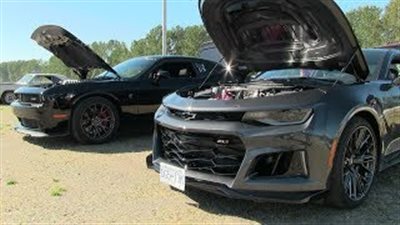 بالفيديو.. سباق بين شيفروليه ودودج