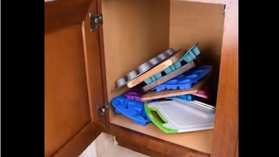 بالفيديو.. أسهل طريقة لتنظيم أغراض المطبخ