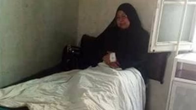 أول صورة لمديرة المدرسة المضربة عن الطعام في دمياط