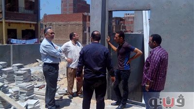 مدير «التأمين الصحي» بالشرقية يتابع أعمال صيانة عيادة منيا القمح