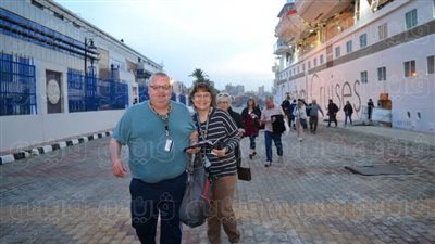 ميناء الإسكندرية يستقبل سفينة سياحية من مالطا