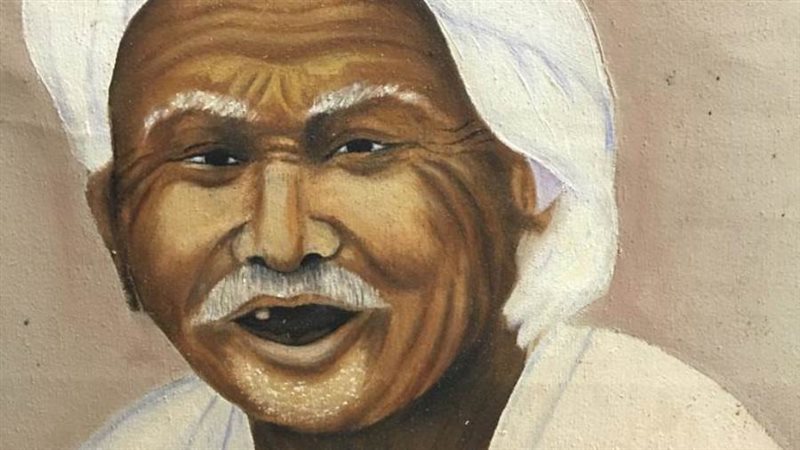 إحدى لوحات معرض مصر