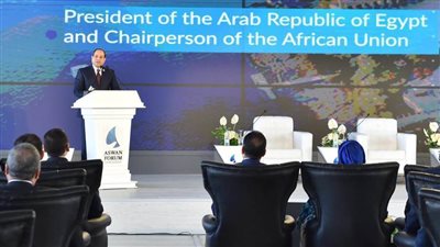 10 صور ترصد افتتاح السيسي منتدى أسوان للسلام والتنمية