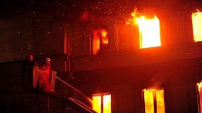 احتراق منزل في مشاجرة مسلحة بين عائلتين بالإسماعيلية