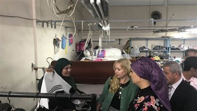 القائمة بأعمال السفير الروسي فى مصر تزرو المنطقة الصناعية ببورسعيد (صور)