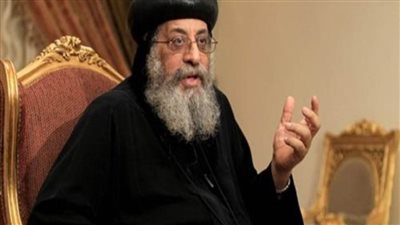 البابا تواضروس يلقي العظة الأسبوعية من الكنيسة البطرسية