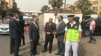 مساعدا وزير الداخلية يتفقدان خدمات المرور بطريق إسكندرية الصحراوي (صور)