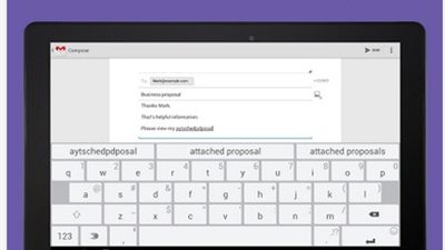 بالفيديو.. لوحة مفاتيح جديدة تتنبأ بالكلمات أثناء الكتابة