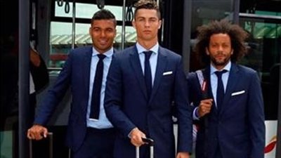 رونالدو يستعد لنهائي الأبطال بصورة خاصة