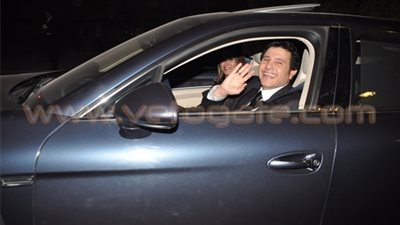 هانى شاكر يتألق بسيارته الـ«BMW»